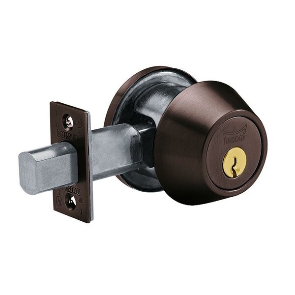 Heavy-Duty Tubular Dead Bolt Cylinder x Cylinder Conventional Cylinder Keyed Different 2 Nickel